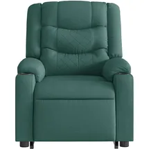 vidaXL Relaxsessel mit Aufstehhilfe Stoff 93 x 99 x 93 cm Dunkelgrün