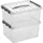 SUNWARE Aufbewahrungsbox Q-line H6162602 15l Deckel Tragegriff tr
