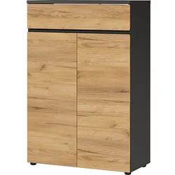 GERMANIA Aktenschrank Lissabon, 4265-549 grafit 2 Fachböden 80,0 x 40,0 x 120,0 cm