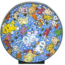 Goebel Vase Bergonzoli - Magic Bunny Explosion