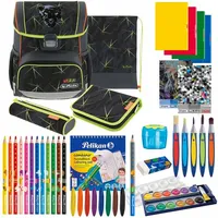 Herlitz Schulranzen Set Loop Plus Wild Life 14-teilig Special Edition 2024 Jungen