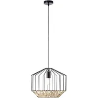 Brilliant Templo 1-flg. 37,0 cm schwarz/beige