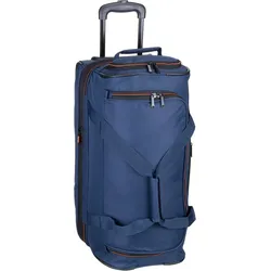travelite Basics Trolley Reisetasche S  in Marine (51 Liter), Reisetasche mit Rollen
