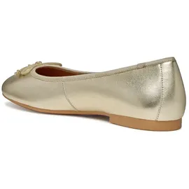 GEOX Damen D New Palmaria F Ballet Flat, LT Gold/Cream, 39 EU