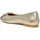 GEOX Damen D New Palmaria F Ballet Flat, LT Gold/Cream, 39 EU