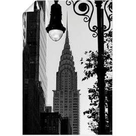 Artland Wandbild »New York Chrysler Building«, New York, (1 St.), schwarz