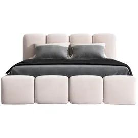 A&J MöbelLand DONA 140 x 200 cm Beige