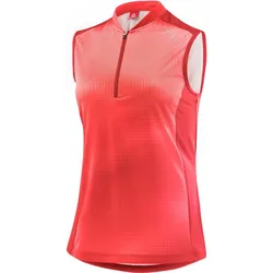 LÖFFLER Damen Trikot W BIKE SLEEVELESS SHIRT HZ, POPPY RED, 48