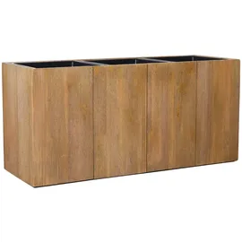 Vivanno Pflanzkübel Pflanztrog Holz Maxi Braun (45x95x33)