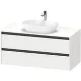 Duravit Ketho.2 wandhängend 2 Auszüge, 120 cm