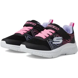 SKECHERS Microspec Plus - Swirl Sweet Kinder Mädchen Sneaker Schuhe 303535L BKMT, Schuhgröße:33 EU