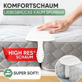 Blumtal Matratzenkeil Ritzenfüller 200 cm Länge - Lückenfüller Matratze - Ritzenfüller für Matratzen jeder Größe - festsitzender Bettkeil -...