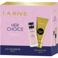 La Rive Her Choice Eau de Parfum 100 ml + Shower Gel 100 ml Geschenkset