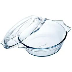 Ôcuisine Ofenform, Auflaufform, Glas, transparent, 2.3l, Ø23cm, rund