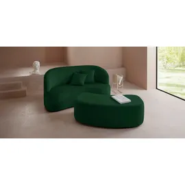 LeGer Home by Lena Gercke Hocker Dilara Polyester 143 x 45 x 68 cm Dunkelgrün