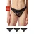 SNOCKS Tanga 3 St. Schwarz XL