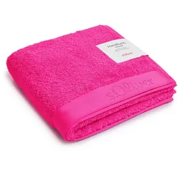 Handtuch S.OLIVER "s. Oliver Handtuch", pink, B:50cm L:100cm, Walkfrottier, Baumwolle, Handtücher (Packung), besonders weich und saugfähig