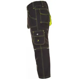 Planam Kinderbundhose Junior, anthrazit/gelb 98/104