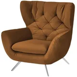 jette home Hochlehnsessel Caldara , braun , Maße (cm): B: 100 H: 106 T: 95.0