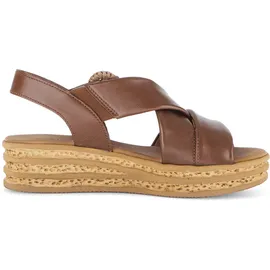 Gabor Plateau-Sandaletten Damen Braun 42,5