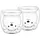 Gräwe Doppelwandige-Thermogläser, 250ml, 2er Set, Motiv Bär,