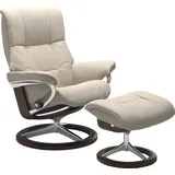 Stressless® Relaxsessel »Mayfair«, mit Signature Base, Größe S, M & L, Gestell Braun beige