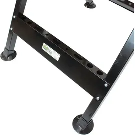 Trutzholm 2x Multifunktions-Arbeitsbock Rollenbock höhenverstellbar Klappbock V-Rollen 4 in 1