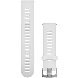 Garmin Schnellwechsel-armband, Silikon weiss/silber 20 mm)