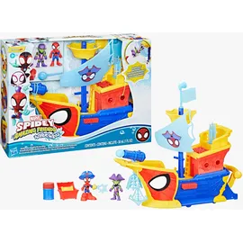 Marvel Spidey and His Amazing Friends Water-Webs Bubble Pirate Ship mit 2 Figuren