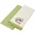 Homescapes Geschirrtücher Olive, 2er-Set Waffelpiqué 100% Baumwolle
