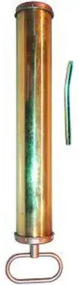 Saug-und Druckspritze 500 Messing-poliert-Zinkdecke