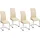 Hti-Living SallyC 4 St. Kunstleder beige