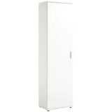 FMD Mid.you Schuhschrank Weiß 6 Fächer, 50x185x35 cm, Höhe 184 cm - 2 Jahre Gewährleistung - mind. 14 Tage Rückgaberecht