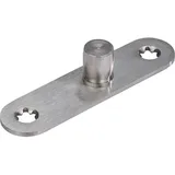 dorma glas Zapfen PT 24, ø 15 mm mit Anschraublasche, Edelstahl (01.123) Glastürbeschlag | Zubehör dormakaba