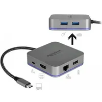 DeLOCK USB Typ-C Dockingstation für Mobilgeräte 4k - HDMI, HUB, SD, PD 3.0