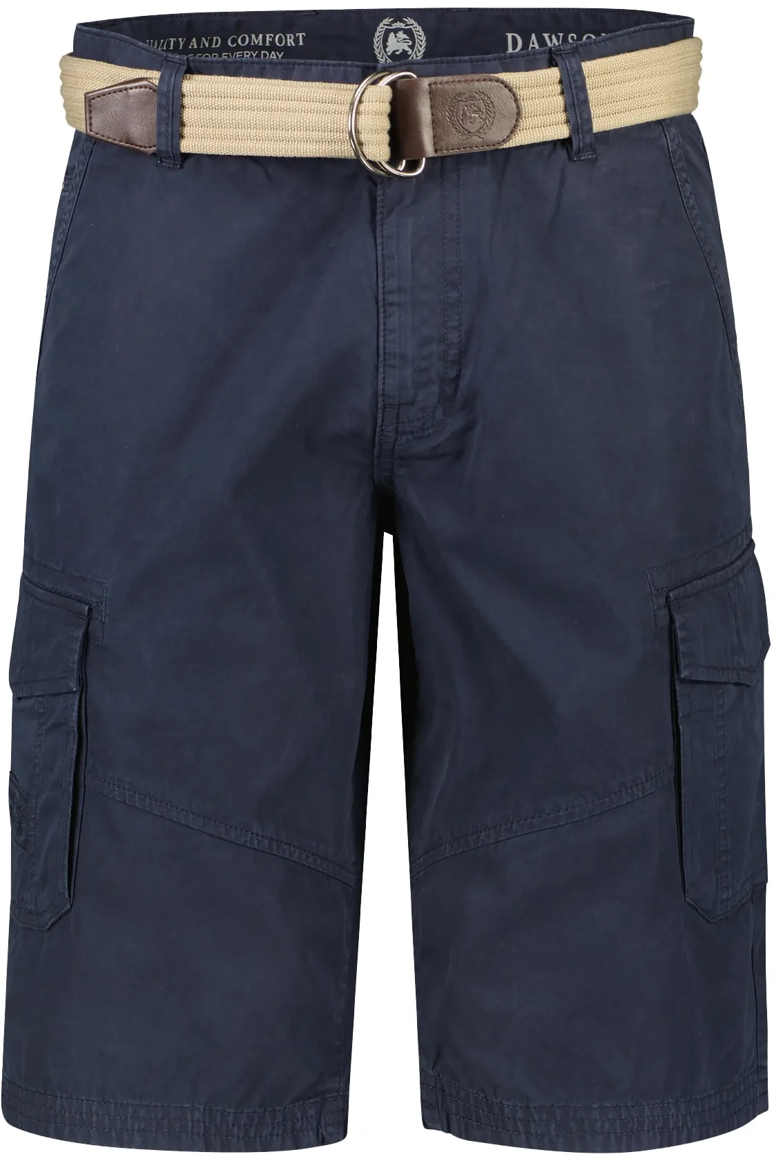 Bermudas » Cargobermuda mit Gürtel«, Gr. 6XL - extraweit, CLASSIC NAVY, , 69680003-6XL extraweit