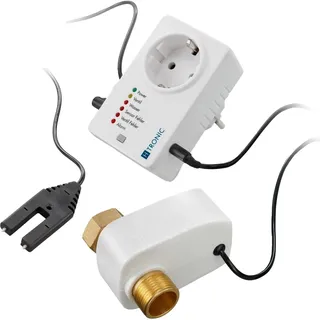 H-Tronic Gefahrenmelder, Wassermelder mit externem Sensor netzbetrieben, über Steckdose