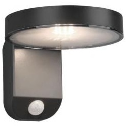 Reality Posadas - Solar-LED-Wandleuchte mit Bewegungsmelder, 4,5W, 290lm, 3000K, anthrazit
