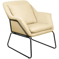 Svita Josie Loungesessel gepolstert Beistellsessel Beige