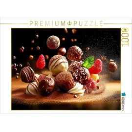 Calvendo Puzzle Pralinen und Schokolade 1000 Teile Lege-Größe 64x48cm Foto-Puzzle für glückliche Stunden