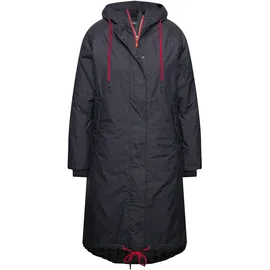 Ulla Popken Übergangsmantel grau / rot / schwarz L-XL