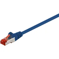 goobay CAT 6 Patchkabel, S/FTP (PiMF), blau