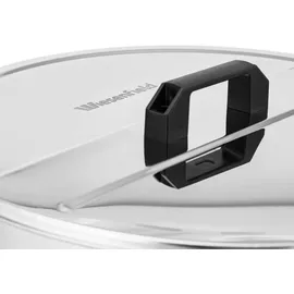 Wiesenfield Honigeimer Honig-Abfülleimer mit Sieb, Deckel und Quetschhahn Edelstahl 100 L