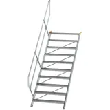 Günzburger MUNK Aluminium-Treppe Stufen 45° 11 Stufen