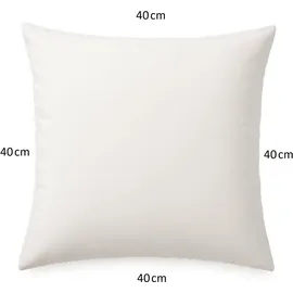 EXKLUSIV HEIMTEXTIL Füllkissen 40 x 40 cm Weiß
