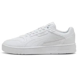 Puma Court Classic Street Herren Weite E Weiß/Grau 44