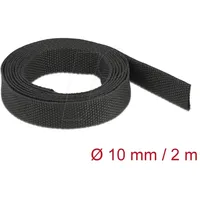 DeLock Gewebeschrumpfschlauch 2 m x 10 mm Schrumpfungsrate 2:1