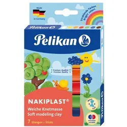 Pelikan 7er-Set Knetmasse »Nakiplast®« mehrfarbig