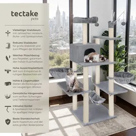 Tectake Lilou 165 cm grau