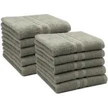 ZOLLNER Handtuchset 10-tlg. taupe